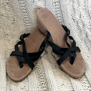 Cute Strappy Ugg Wedge Heels!
